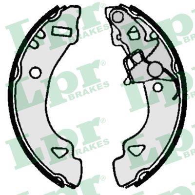 Bromsbackar, sats, Bakaxel Lpr 07060 LPR