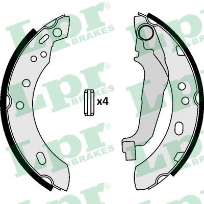 Bromsbackar, sats, Bakaxel Lpr 07090 LPR