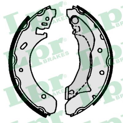 Bromsbackar, sats, Bakaxel Lpr 07100 LPR