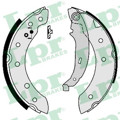 Bromsbackar, sats, Bakaxel Lpr 07130 LPR