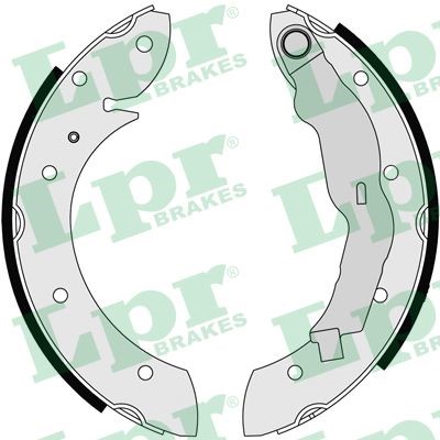 Bromsbackar, sats, Bakaxel Lpr 07135 LPR