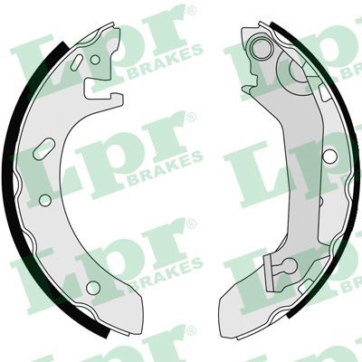 Bromsbackar, sats, Bakaxel Lpr 07140 LPR