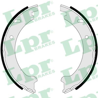 Bromsbackar, sats, parkeringsbroms, Bakaxel Lpr 07235 LPR