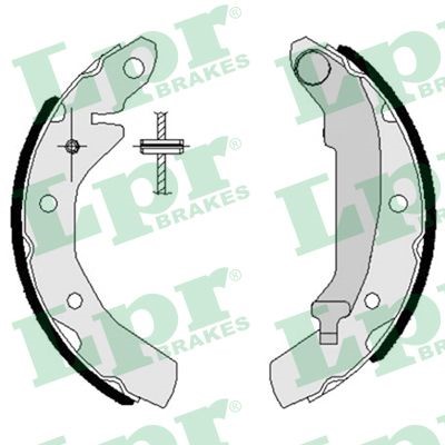 Bromsbackar, sats, Bakaxel Lpr 07260 LPR