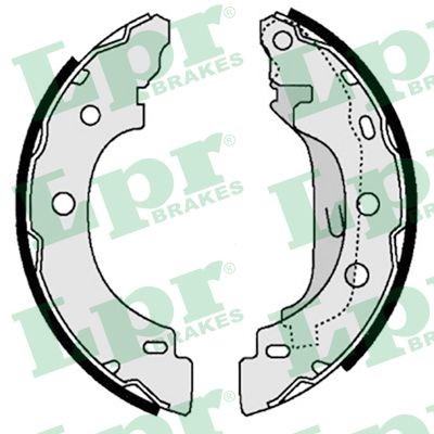 Bromsbackar, sats, Bakaxel Lpr 07330 LPR