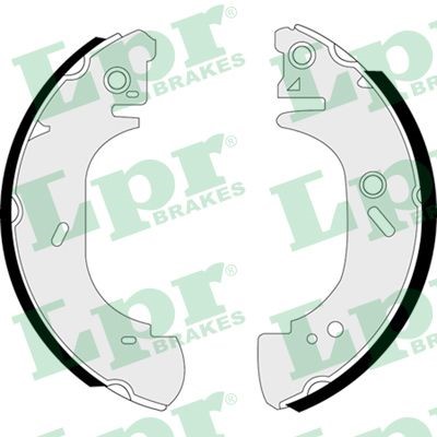 Bromsbackar, sats, Bakaxel Lpr 07410 LPR