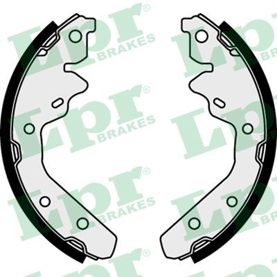 Bromsbackar, sats, Bakaxel Lpr 07630 LPR