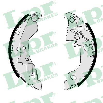 Bromsbackar, sats, Bakaxel Lpr 07680 LPR