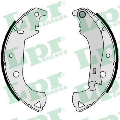 Bromsbackar, sats, Bakaxel Lpr 07810 LPR