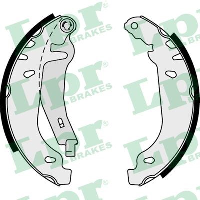 Bromsbackar, sats, Bakaxel Lpr 07830 LPR
