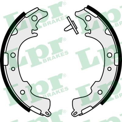 Bromsbackar, sats, Bakaxel Lpr 07840 LPR