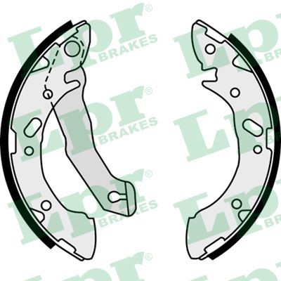 Bromsbackar, sats, Bakaxel Lpr 07870 LPR