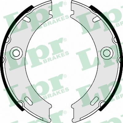 Bromsbackar, sats, parkeringsbroms, Bakaxel Lpr 07970 LPR