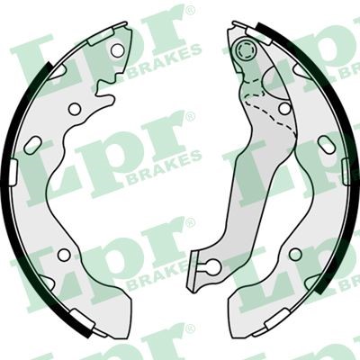Bromsbackar, sats, Bakaxel Lpr 08010 LPR