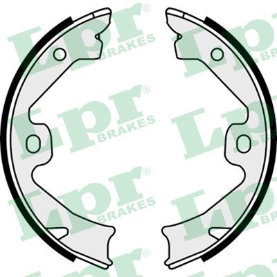Bromsbackar, sats, parkeringsbroms, Bakaxel Lpr 08140 LPR