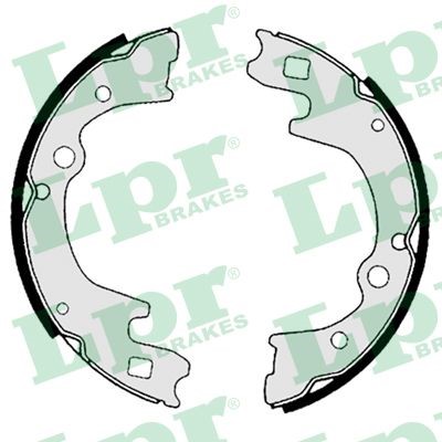 Bromsbackar, sats, Bakaxel Lpr 08270 LPR