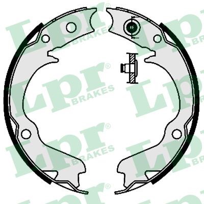 Bromsbackar, sats, parkeringsbroms, Bakaxel LPR