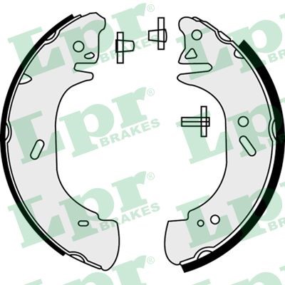 Bromsbackar, sats, Bakaxel Lpr 08440 LPR