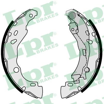 Bromsbackar, sats, Bakaxel Lpr 08700 LPR