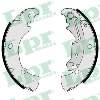 Bromsbackar, sats, Bakaxel Lpr 08770 LPR