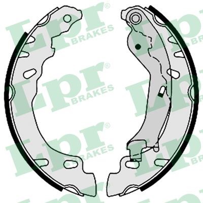 Bromsbackar, sats, Bakaxel Lpr 08780 LPR