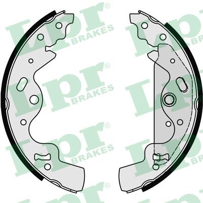 Bromsbackar, sats, Bakaxel Lpr 08820 LPR