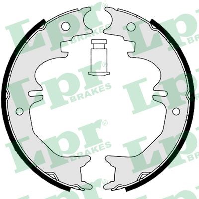 Bromsbackar, sats, parkeringsbroms, Bakaxel Lpr 08850 LPR