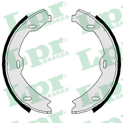 Bromsbackar, sats, parkeringsbroms, Bakaxel Lpr 08879 LPR