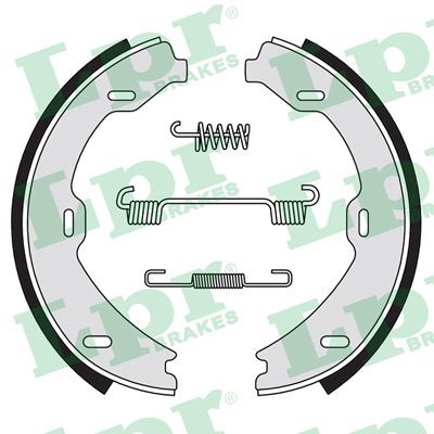 Bromsbackar, sats, parkeringsbroms, Bakaxel Lpr 08880 LPR