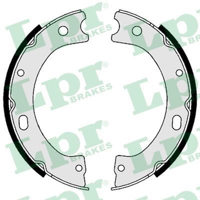 Bromsbackar, sats, parkeringsbroms, Bakaxel Lpr 09050 LPR