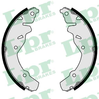 Bromsbackar, sats, Bakaxel Lpr 09180 LPR