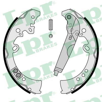 Bromsbackar, sats, Bakaxel Lpr 09205 LPR