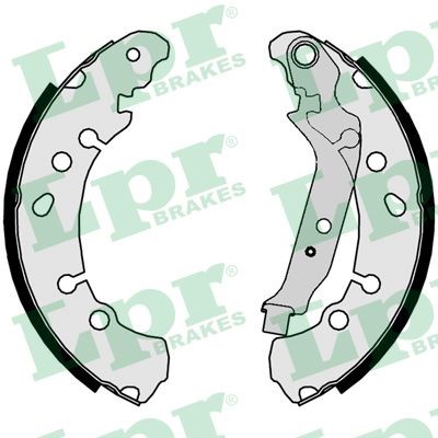 Bromsbackar, sats, Bakaxel Lpr 09320 LPR