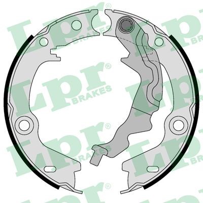 Bromsbackar, sats, parkeringsbroms, Bakaxel LPR