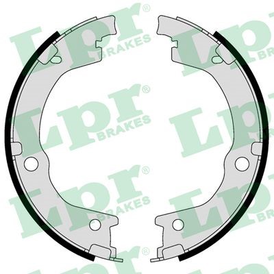 Bromsbackar, sats, parkeringsbroms, Bakaxel Lpr 09460 LPR