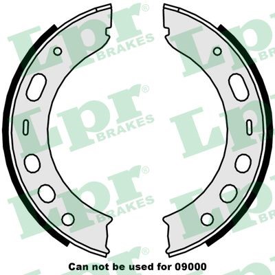 Bromsbackar, sats, parkeringsbroms, Bakaxel Lpr 09510 LPR
