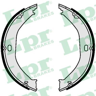 Bromsbackar, sats, parkeringsbroms, Bakaxel LPR