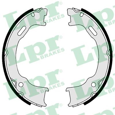 Bromsbackar, sats, parkeringsbroms, Bakaxel Lpr 09560 LPR