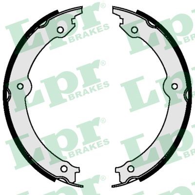 Bromsbackar, sats, parkeringsbroms, Bakaxel Lpr 09620 LPR