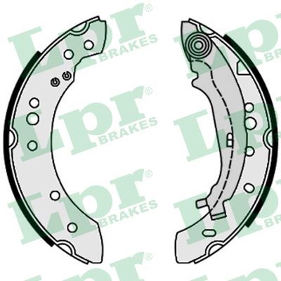 Bromsbackar, sats, Bakaxel Lpr 09640 LPR