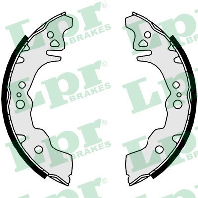 Bromsbackar, sats, Bakaxel Lpr 09650 LPR