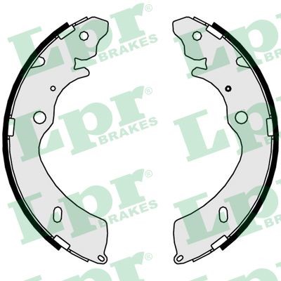 Bromsbackar, sats, Bakaxel Lpr 09810 LPR