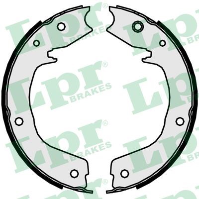 Bromsbackar, sats, parkeringsbroms, Bakaxel Lpr 09850 LPR