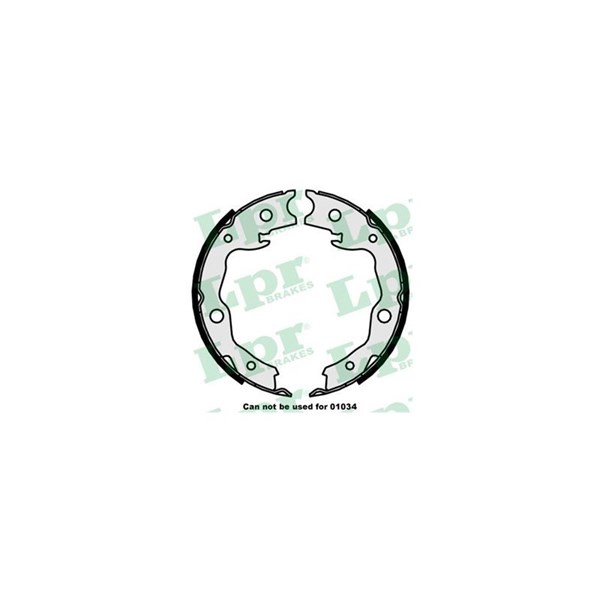 Bromsbackar, sats, parkeringsbroms, Bakaxel Lpr 09870 LPR