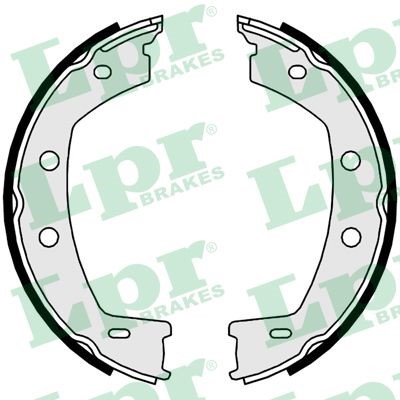 Bromsbackar, sats, parkeringsbroms, Bakaxel Lpr 09950 LPR