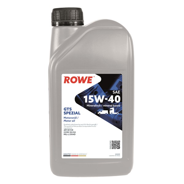 Motorolja Rowe Hightec Gts Spezial Sae 15w-40 1l Rowe 20009-0010- ROWE