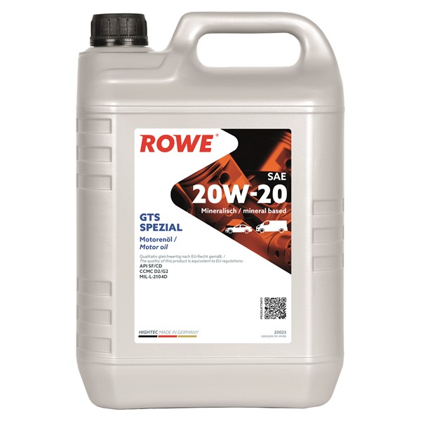Rowe Hightec Gts Spezial Sae 20w-20 5l Rowe 20023-0050-99 ROWE
