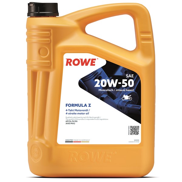 Motorolja Rowe Hightec Formula Sae 20w-50 Z 5l Rowe 20050-0050-99