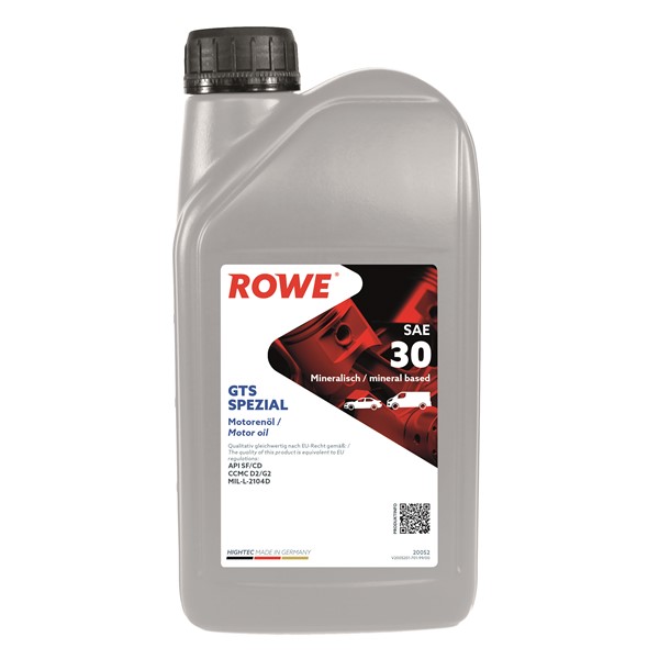 Rowe Hightec Gts Spezial Sae 30 1l ROWE ROWE