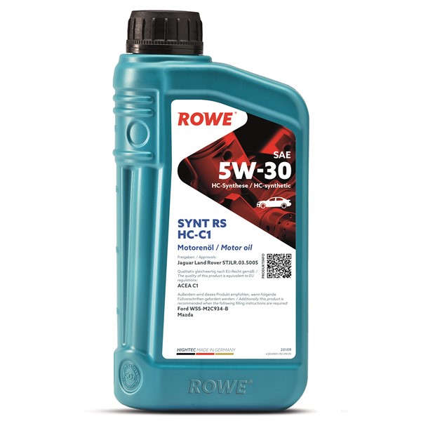 Motorolja Rowe Hightec Synt Rs Sae 5w-30 Hc-c1 1l Rowe 20109-0010 ROWE